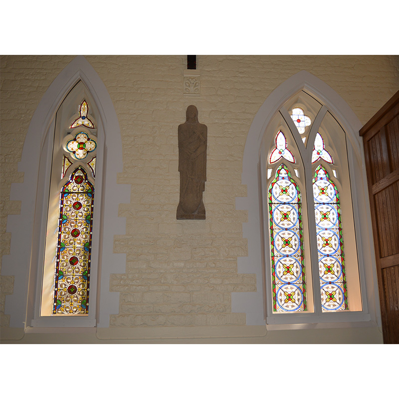 St Lukes Chapel with gothic arched secondary glazing from Selectaglaze