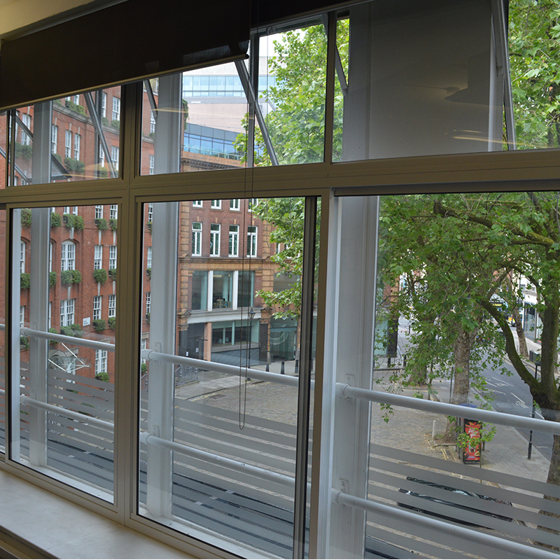 Construction Industry Offices at the Building Centre with quieter secondary glazing to create a peaceful working environment