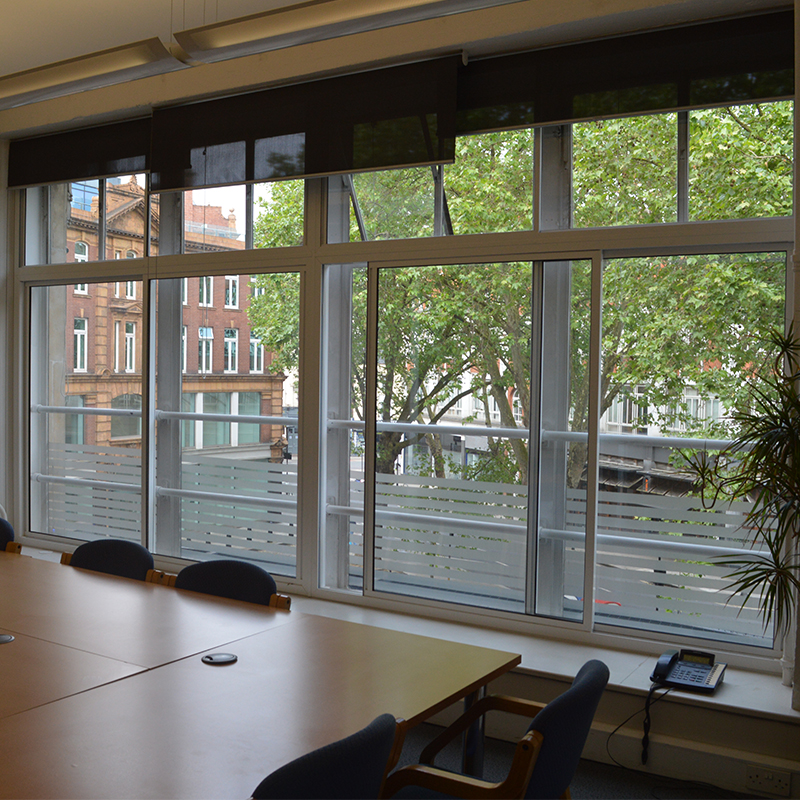 The Building Centre CIC office with Secondary Glazing for heat conservation and noise reduction
