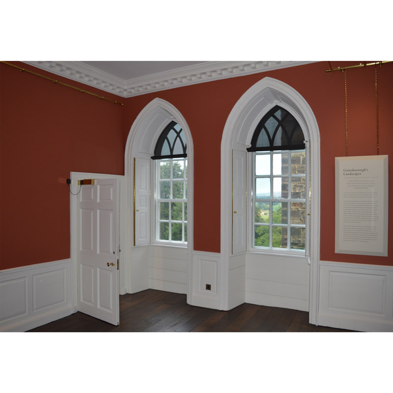 Selectaglaze secondary glazing was installed in a previous unused area in Auckland Castle for enhanced security