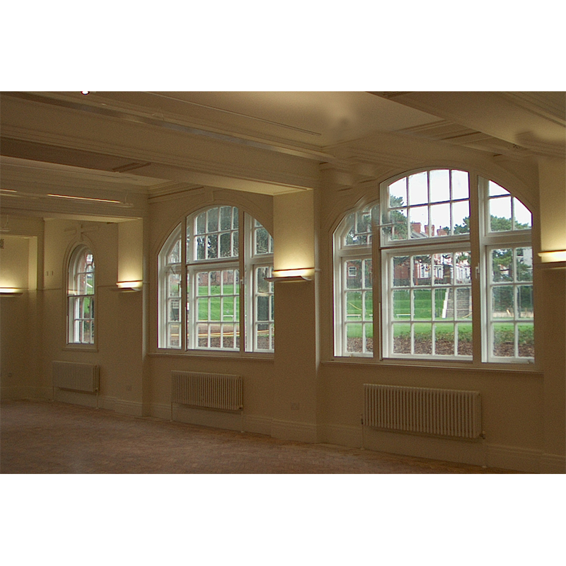 Barry Town Hall arched secondary glazing