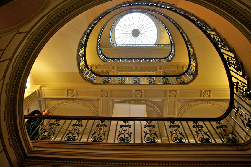 The Courtauld institute - spiral stairwell