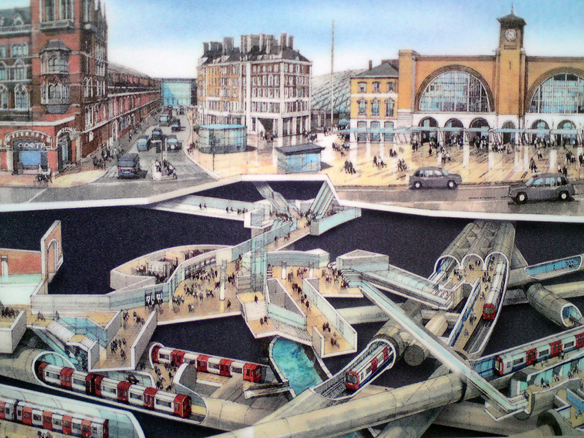 Cutaway of Kings Cross