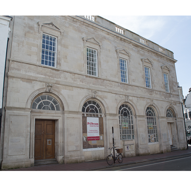 Exterior of the Old Post office converted to residential; Ship Street, Brighton