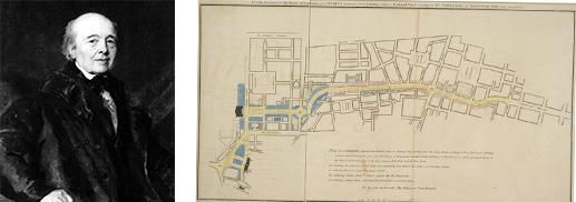 Image of John Nash and his plan for Regent Street