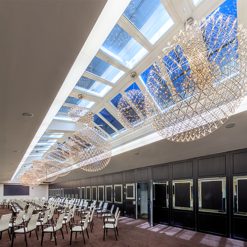 Secondary glazed roof lights in the State Rooms at 30 Euston Square - Royal College of General Practitioners