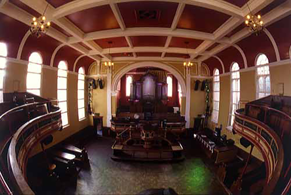 The Chapel Room in the nightclub in Sailsbury which was once a place of worship.