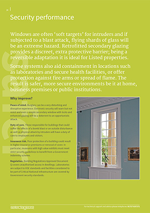 Selectaglaze security brochure image