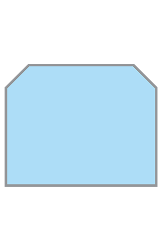 Selectaglaze raked secondary glazing - fixed panel
