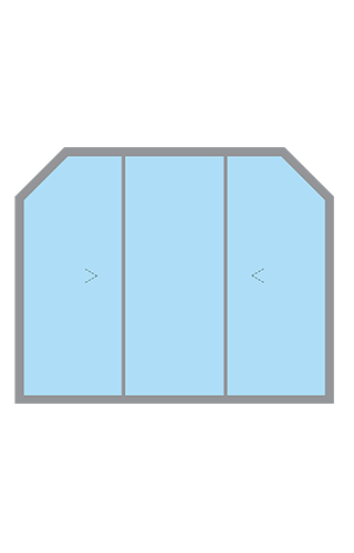 Selectaglaze raked secondary glazing - horizontal sliding