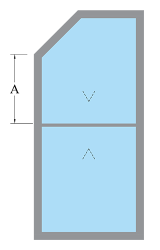 Selectaglaze raked secondary glazing - vertical sliding