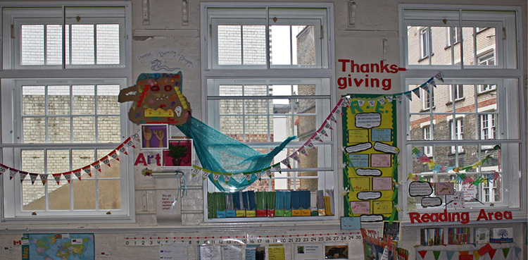 St Joseph's classroom reading area