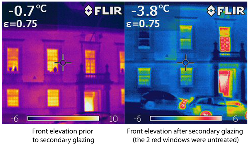 Thermographic imaging image