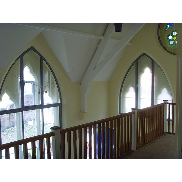 Two centred curve gothic arched window Northleze Primary School