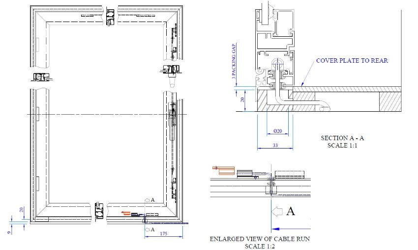 Series 80 security secondary glazing alarm