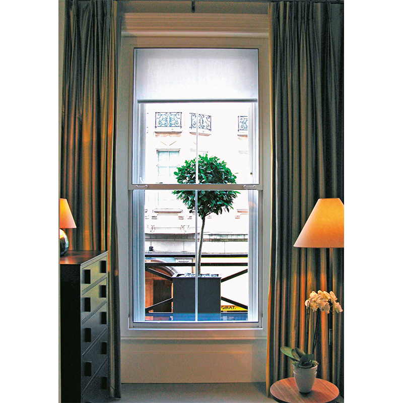 Noise reducing vertical sash secondary double glazing windows - Browns Hotel London
