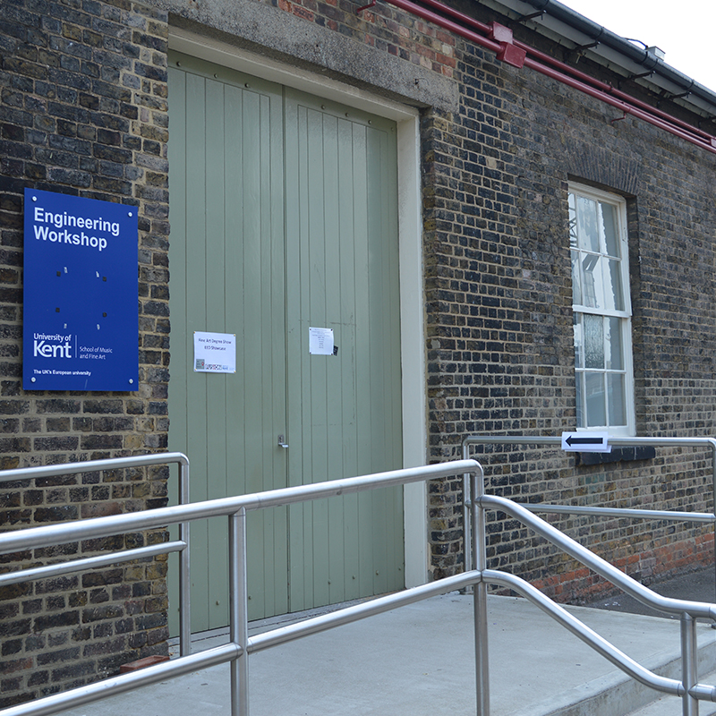 An external shot of the engineering workshop which received selectaglaze secondary glazing for thermal enhancements