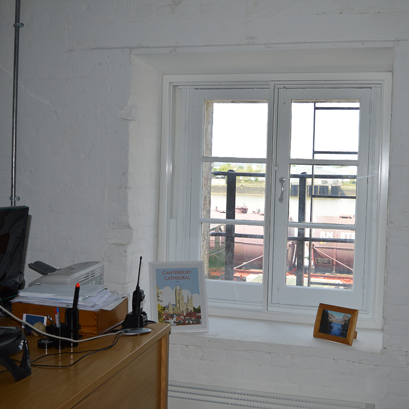 Historic Dockyard Chatham office space with Selectaglaze energy efficient secondary glazing