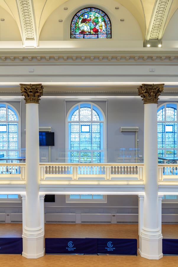 Large church windows with selectaglaze secondary glazing