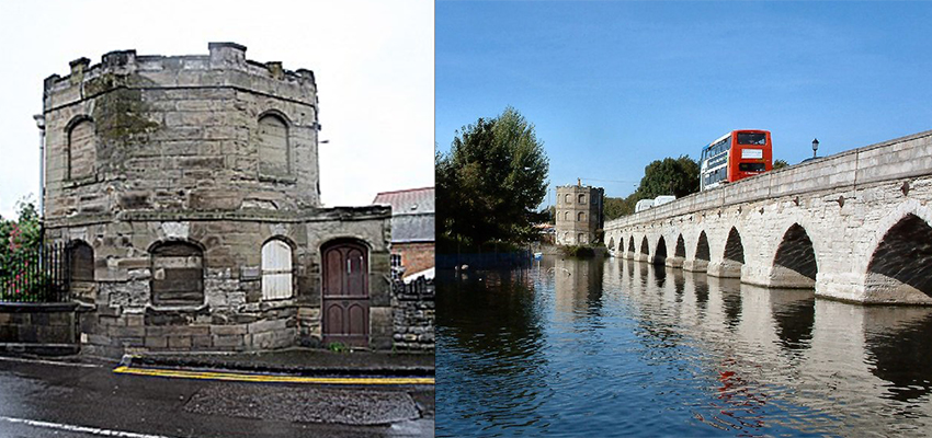 Old Toll House in a state of disrepair