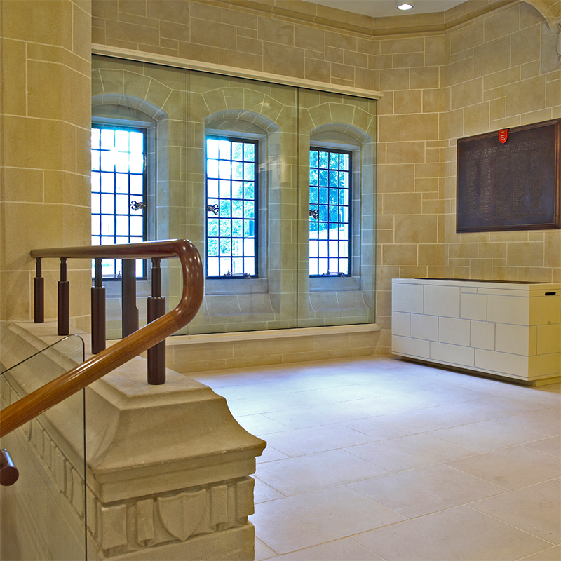 Supreme Court entrance hall, London with secondary glazing for thermal and noise enhancing properties