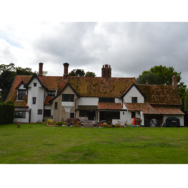 External shot of the Priory from the garden