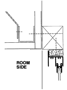 Can secondary glazing be fitted to the underside of a suspended ceiling?