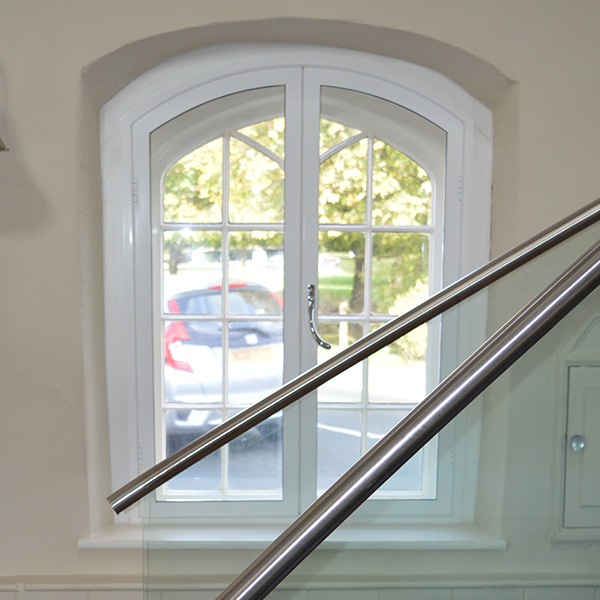 One centred segmented head secondary glazing Old Toll House Stratford Upon Avon