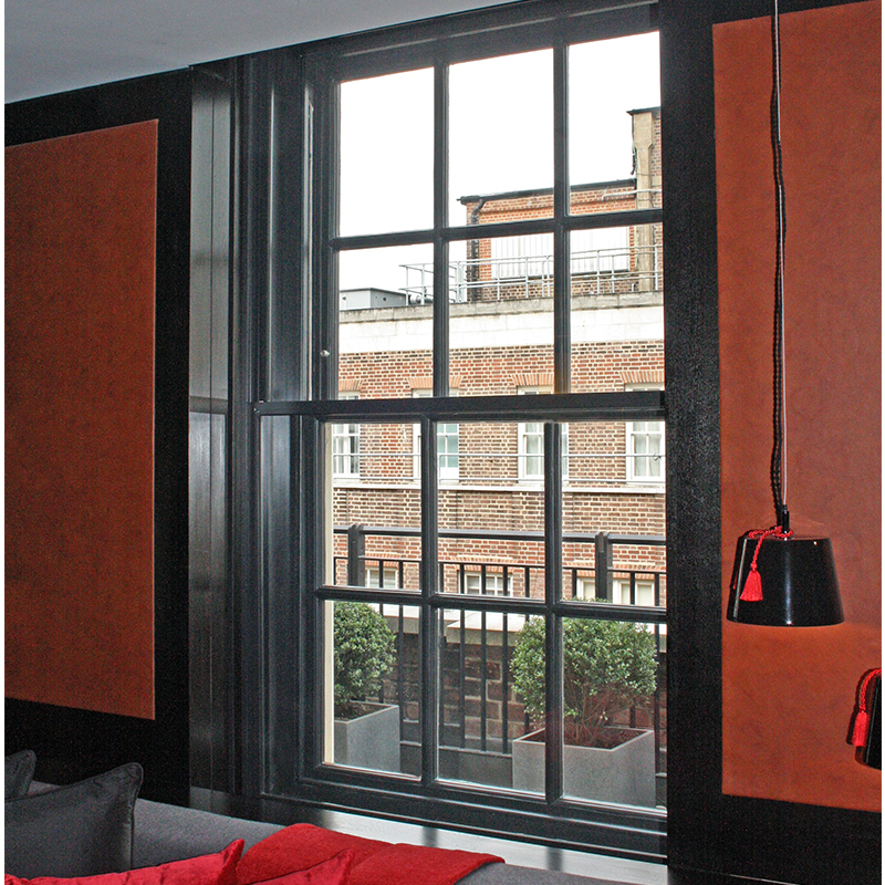 Draft elimination with secondary double glazing for Grosvenor House luxury apartments
