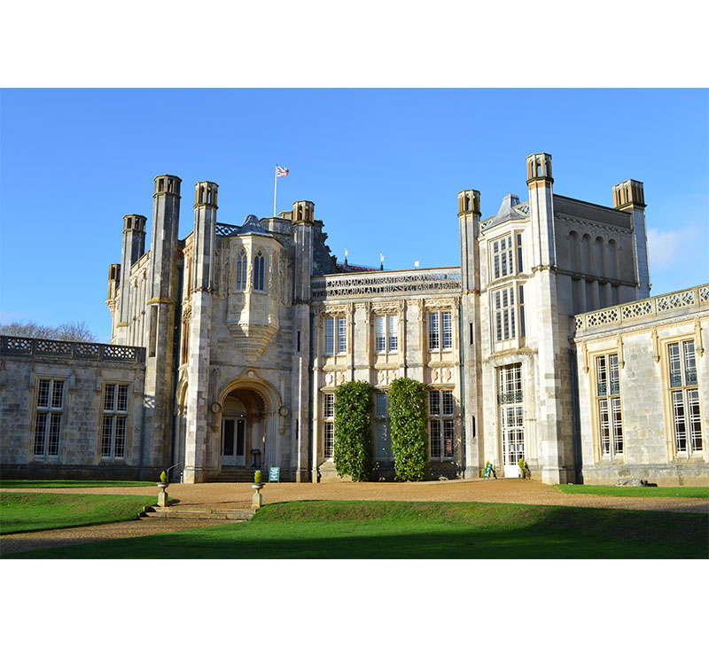 The external view of Highcliffe Castle