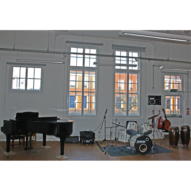 Mitigation of noise egress with retrofitted secondary glazing in the music room of Reading University