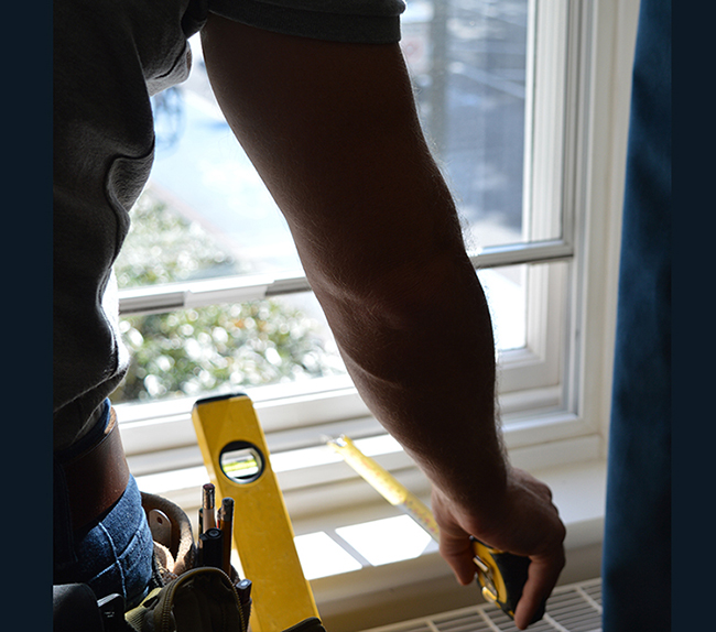 Measuring bespoke secondary glazing