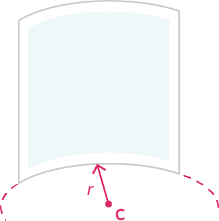 curved on plan secondary glazing