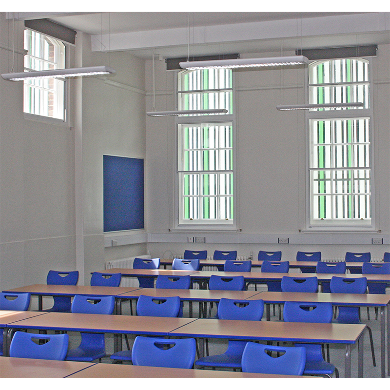 Classroom with Selectaglaze secondary glazing at Prendergast College