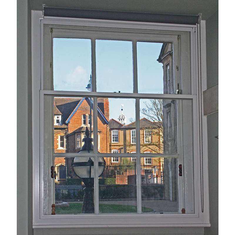 Radcliffe Infirmary sound reducing window with retrofitted secondary glazing
