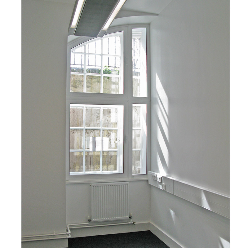 Warmer and quieter learning environments at City University with retrofitted secondary double glazing