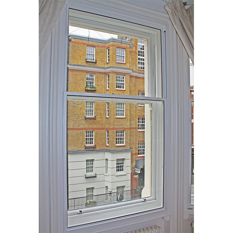 Ridgemount Gardens secondary glazing with series 60 tilt-in units installed