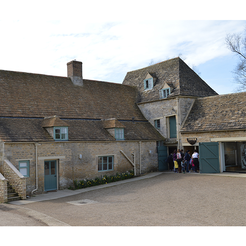 External photography of Sacrewell Watermill and out buildings