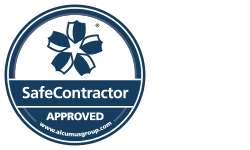 Health and Safety accreditation by Alcumus; Safe Contractor, showing that Selectaglaze\\\'s practices are up to date, meeting recognised industry standards