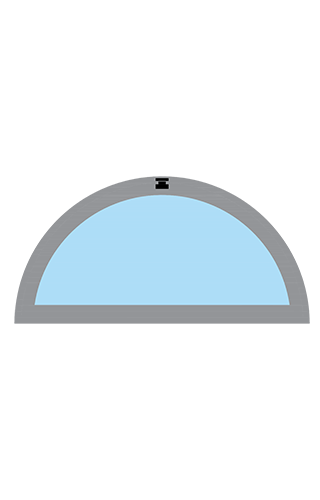 Selectaglaze secondary glazing full radius head - lift out