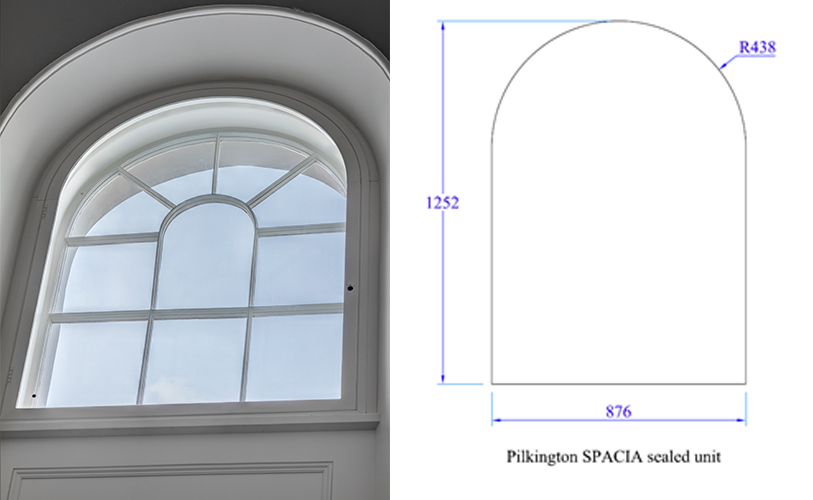 Series 45 curved - with CAD drawing