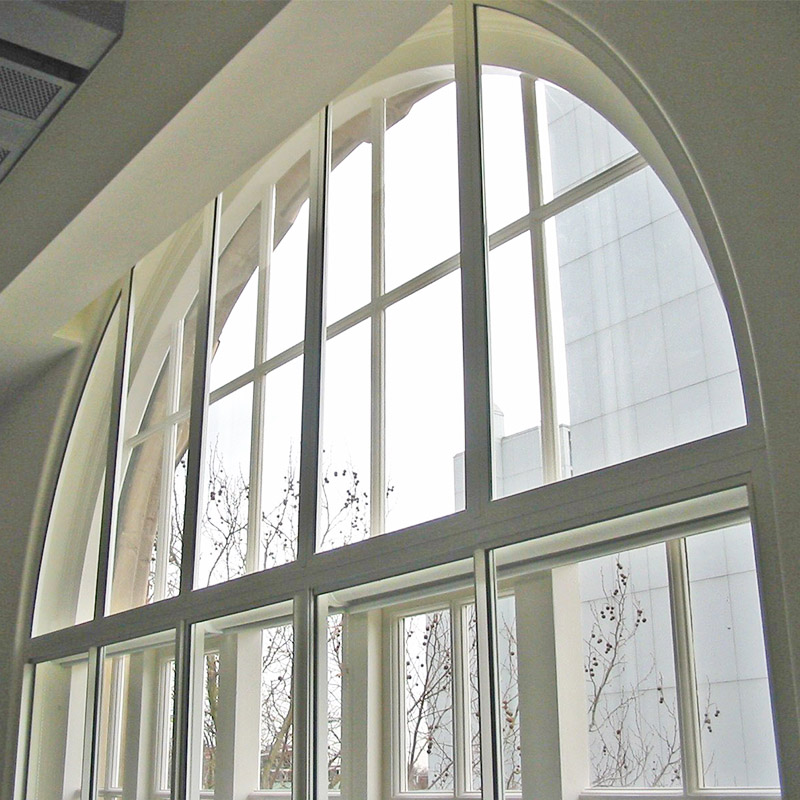 Arched panel secondary glazing unit Series 46_Fixed Panel