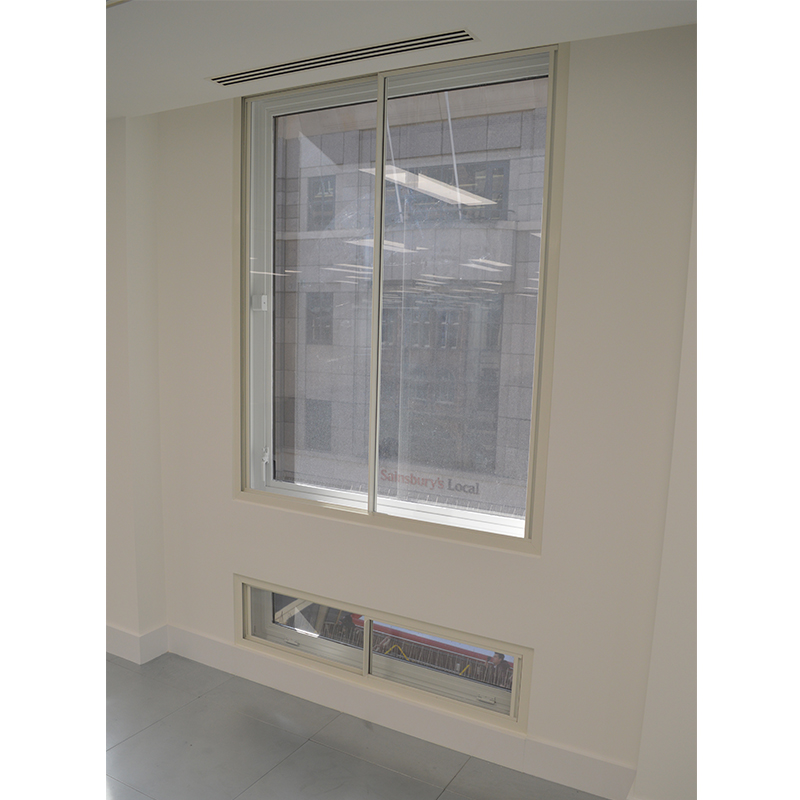 secondary glazing at Sherborne House, Cannon Street London