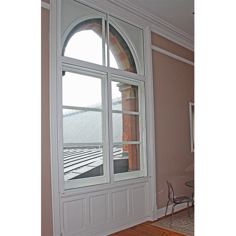 Original sight lines retained with the installation of carefully designed secondary units
