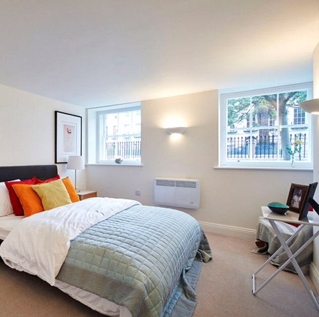 Secondary glazing in bedroom windows at Thomas Homes, London Road, Reading