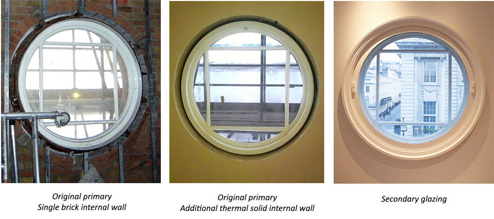 Commercial Victorian before and after treatment secondary windows