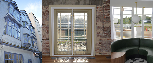 The varying types of windows that will influence a secondary glazing specification, timber framed, metal windows and stone reveals