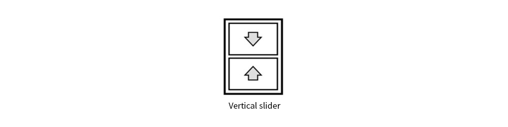 Vertical secondary glazing standard style