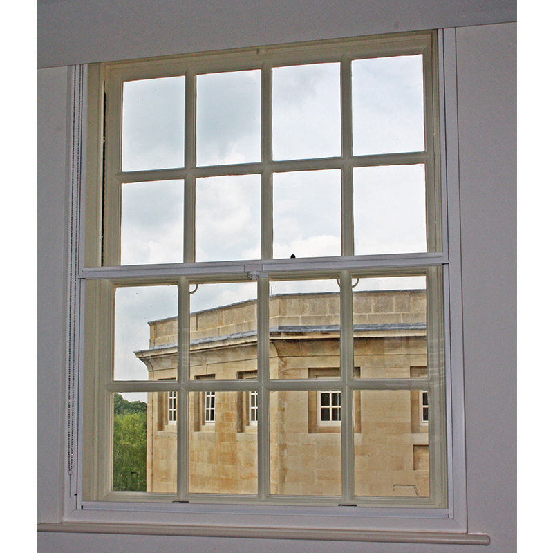 Series 20 vertical sliding secondary glazing unit - Wiltshire Town Hall
