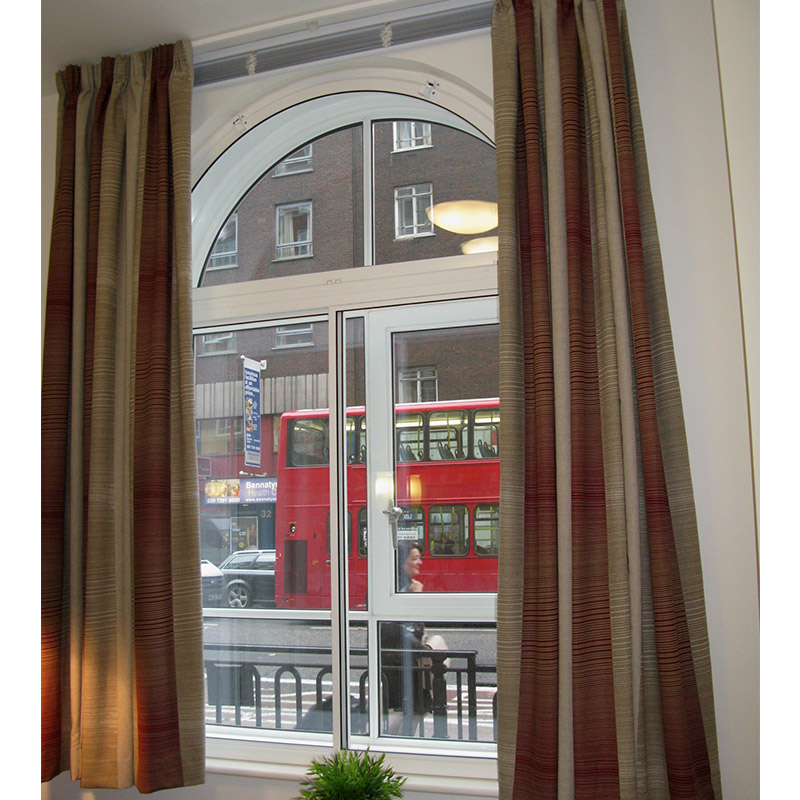 Student room in Woburn Place with Selectglaze noise reduction secondary glazing